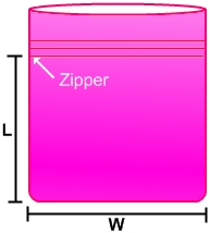 how to measure antistatic zipper bags